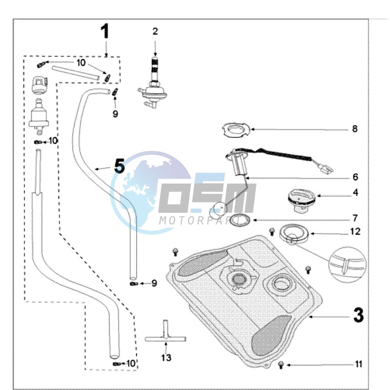 TANK AND FUEL PUMP