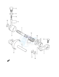 LT-F500F (E24) drawing GEAR SHIFTING (3)(MODEL K1 K2)