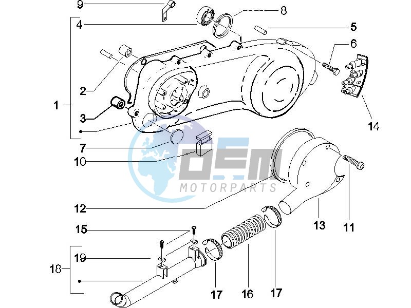 Crankcase cover - Crankcase cooling