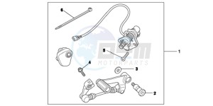 NC700SC drawing KIT,DCT PEDALSHI F