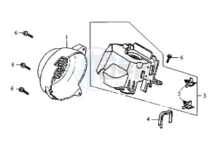 SUPER FANCY - 50 cc drawing AIR SHROUD