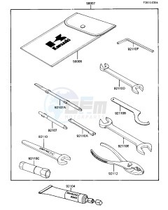 KL 600 B [KL600] (B1-B2) [KL600] drawing OWNER TOOLS