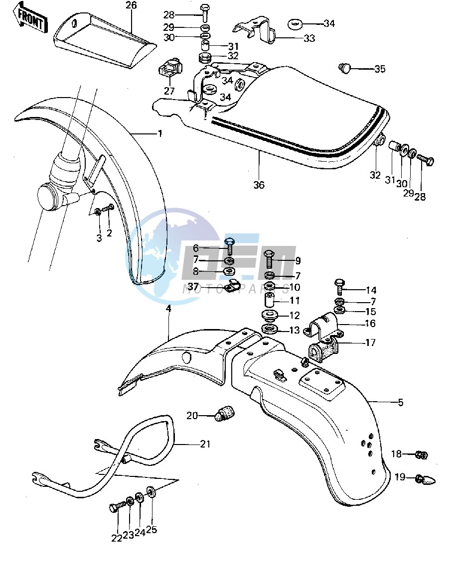 FENDERS -- 77-78 A1_A2_A2A- -