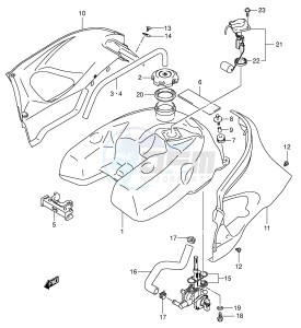 LT-A500F (P28-P33) drawing FUEL TANK