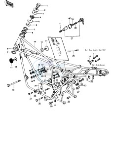 KZ 1000 B [KZ1000 LTD] (B3-B4) [KZ1000 LTD] drawing FRAME_FRAME FITTINGS -- 79-80 B3_B4- -