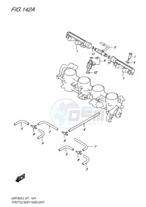 GSR750Z EU drawing THROTTLE BODY HOSE-JOINT