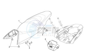 Shiver 750 GT drawing Saddle