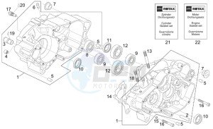 RS 125 Tuono drawing Crankcase