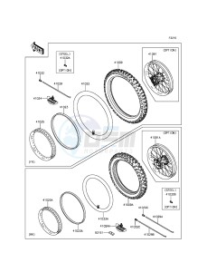 KX250F KX250ZFF EU drawing Tires