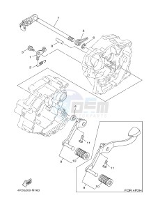 YBR125E (4P2G 4P2H 4P2J) drawing SHIFT SHAFT