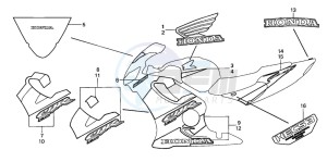 CBR600F4 drawing STRIPE (4)