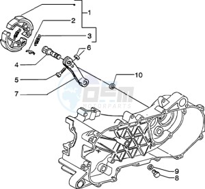 Zip 50 catalyzed drawing Brake lever