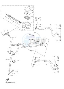 XVS950CUD-A XV950 ABS XV950 R-SPEC (BS54) drawing FRONT MASTER CYLINDER