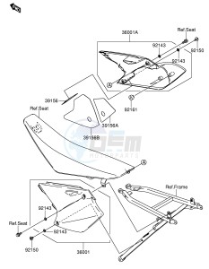 RM-Z250 (E24) drawing SIDE COVER