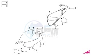 RSV 4 1000 APRC R drawing Saddle