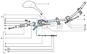 Runner 200 VXR 4t drawing Handlebars component parts