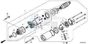 GL1800BG GOLDWING - F6B UK - (E) drawing STARTER MOTOR (2)