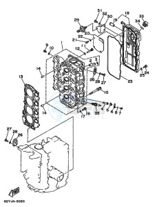 F50A drawing CYLINDER--CRANKCASE-2