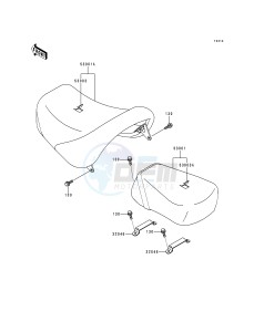 VN 1500 E [VULCAN 1500 CLASSIC] (E1) [VULCAN 1500 CLASSIC] drawing SEAT