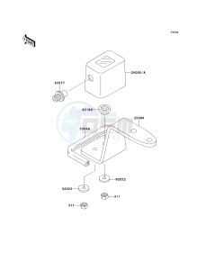 KLX 250 D [KLX250R] (D2-D4) [KLX250R] drawing METER-- S- -