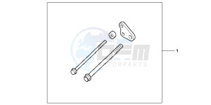 CRF450RC drawing FRONT ENGINE HANGER