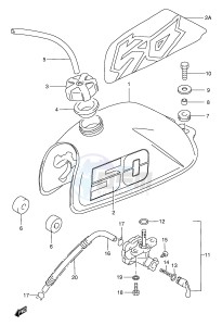 LT50 (P1) drawing FUEL TANK (MODEL L X Y)