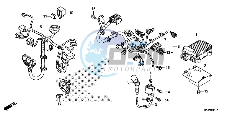 SUB HARNESS/IGNITION COIL