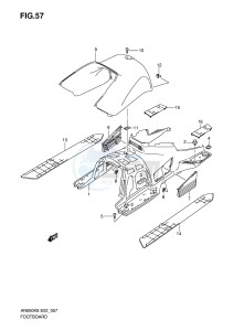 AN650 (E2) Burgman drawing FOOTBOARD