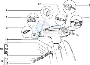 Zip electric 0 drawing Switches - Horn