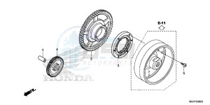 VFR1200XLF CrossTourer - VFR1200X 2ED - (2ED) drawing STARTING CLUTCH