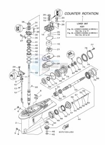 LF250XCA drawing PROPELLER-HOUSING-AND-TRANSMISSION-3