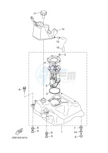 YP125RA (ABS) X-MAX 250 ABS (2DL3) drawing FUEL TANK