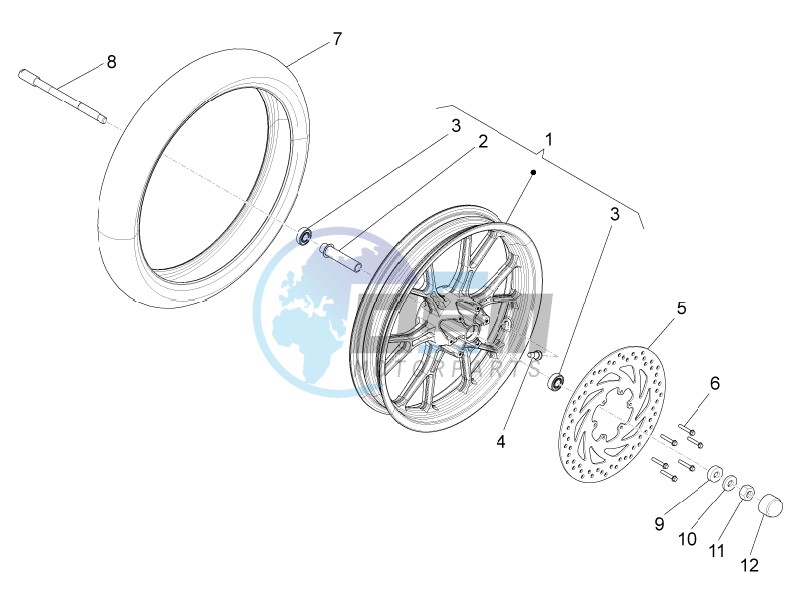 Front wheel