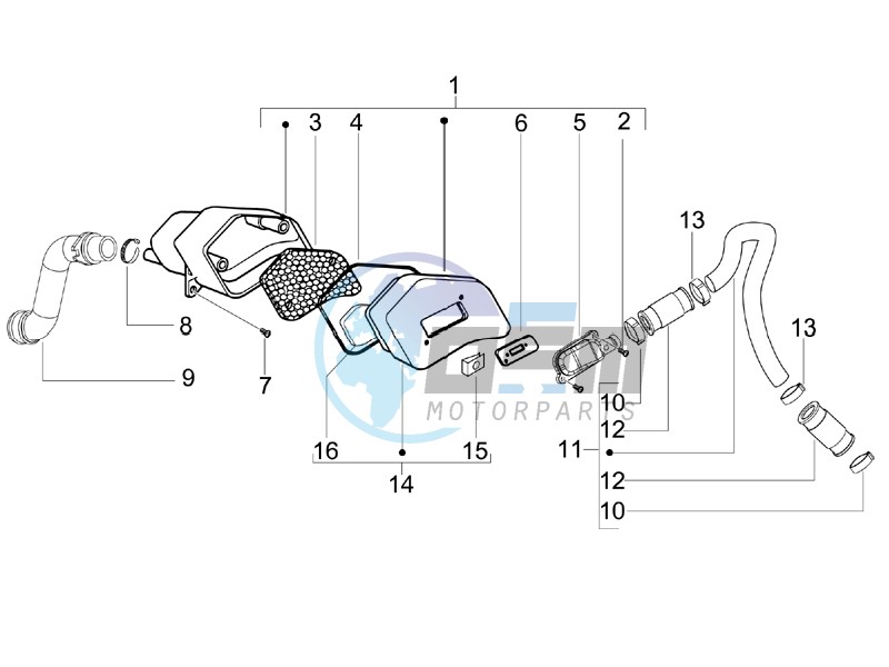 Secondary air box