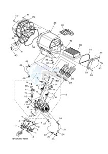 MTN320-A MTN-320-A MT-03 (B9A3) drawing INTAKE