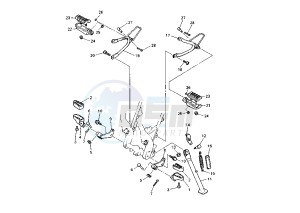 XT Z TENERE 660 drawing STAND-FOOTREST