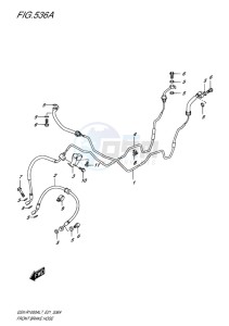 GSX-R1000 EU drawing FRONT BRAKE HOSE