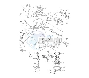 WR F 450 drawing FUEL TANK