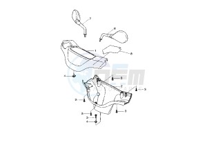 BW'S 50 drawing COWLING 5WW8 MOTO GP