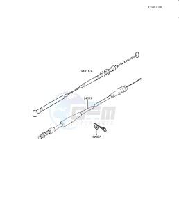 KX 125 B [KX125] (B1-B2) [KX125] drawing CABLES