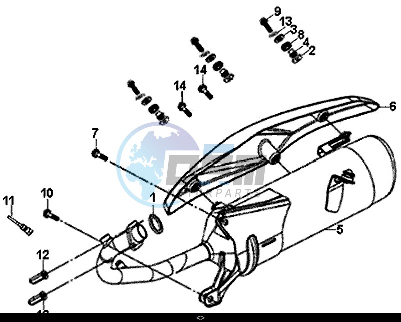 EXHAUST MUFFLER