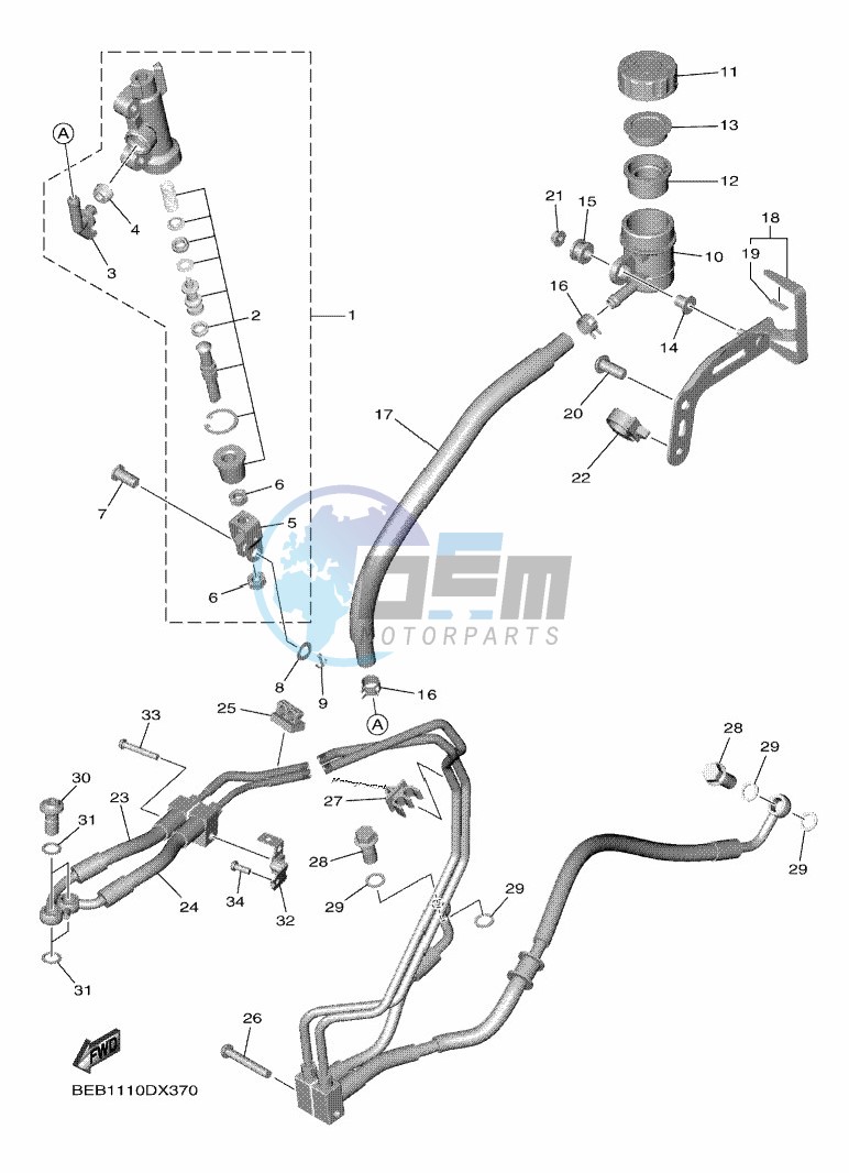 REAR MASTER CYLINDER