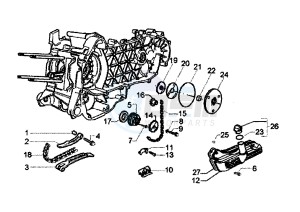 X9 EVOLUTION 250 drawing Oil pump