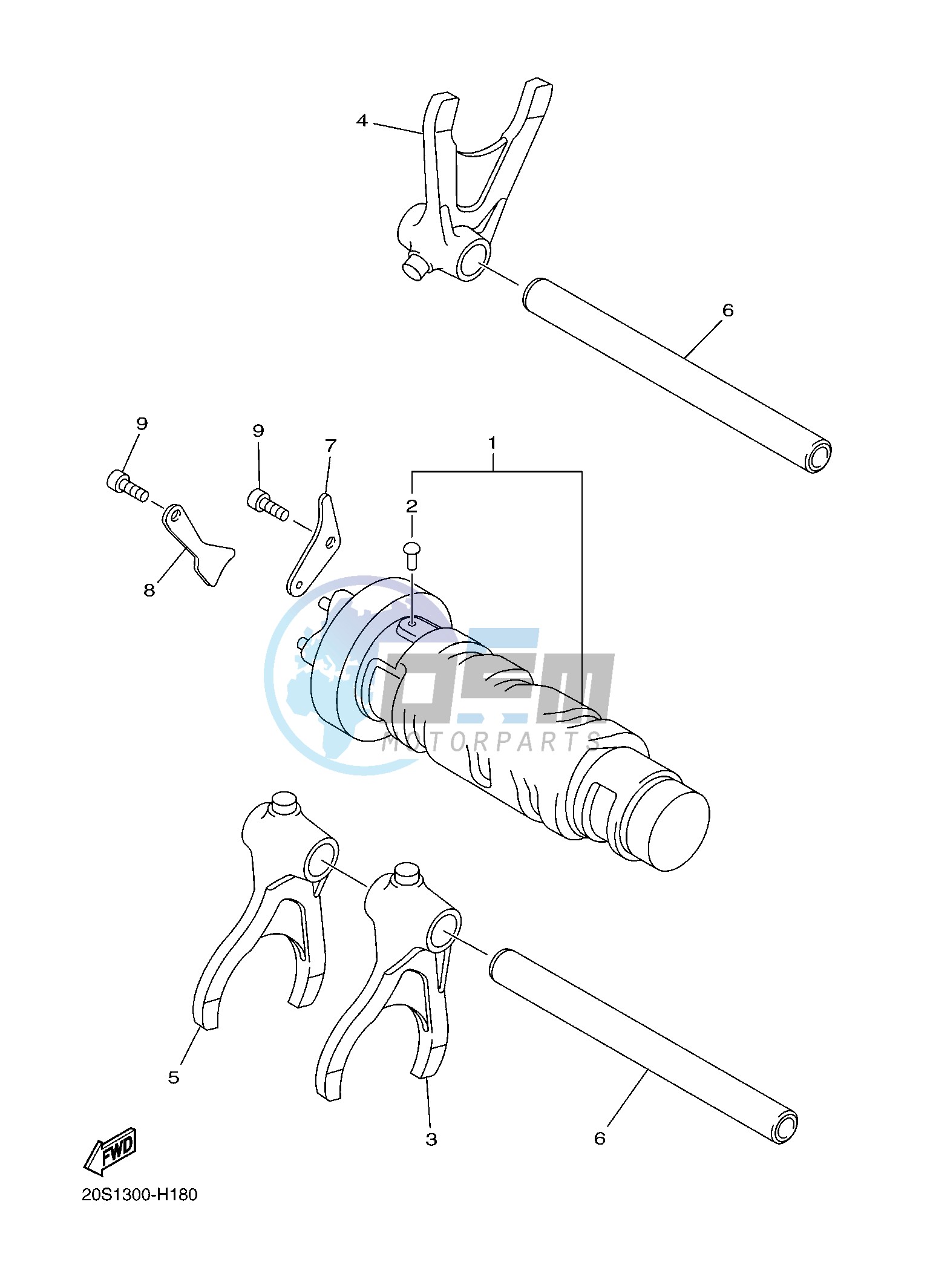 SHIFT CAM & FORK