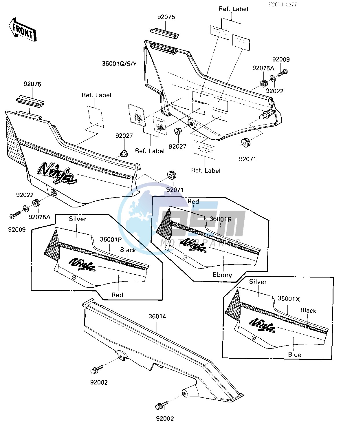 SIDE COVERS_CHAIN COVER -- ZX900-A2- -