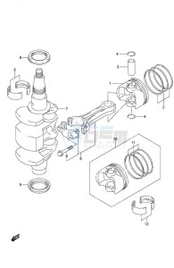 DF 20A drawing Crankshaft