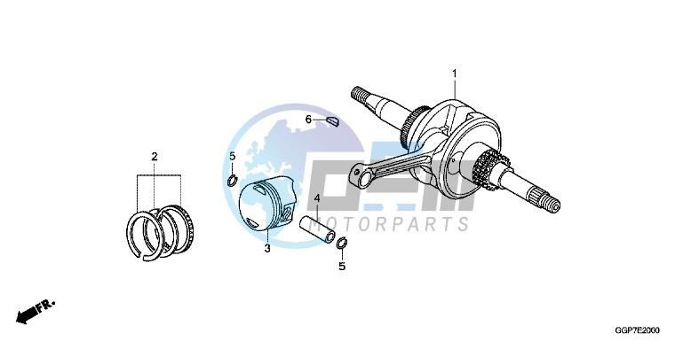 CRANKSHAFT/PISTON