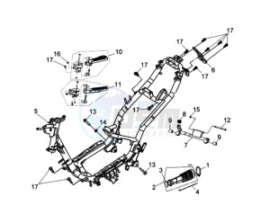 JET 4 125cc drawing FRAME