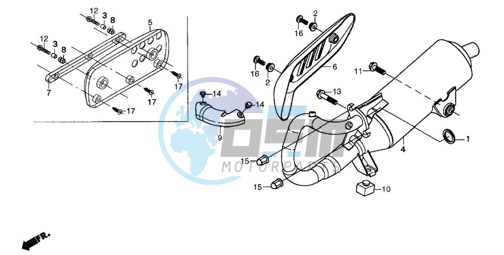 EXHAUST MUFFLER