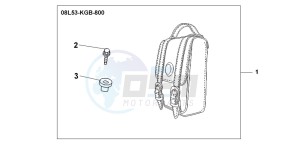 NV750C2 drawing LEATHER BACKREST BAG